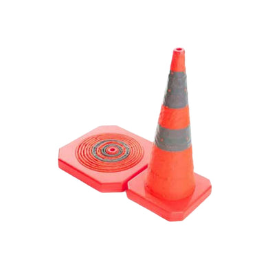 Collapsible Road Cone 700mm (With Light)