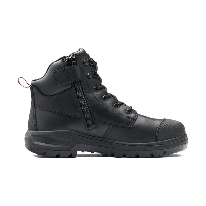 John Bull Elkhorn Zip Side Safety Boot, Black