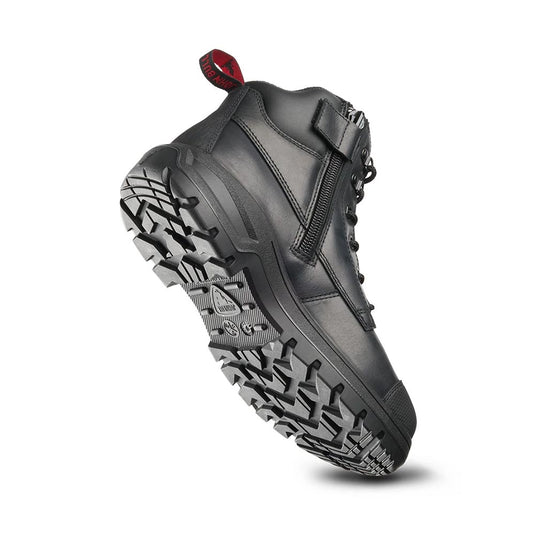 John Bull Elkhorn Zip Side Safety Boot, Black