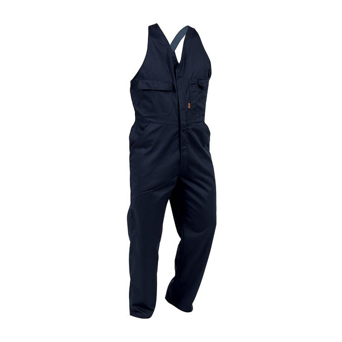 Bison Easy Action Cotton Domed Overall, Navy