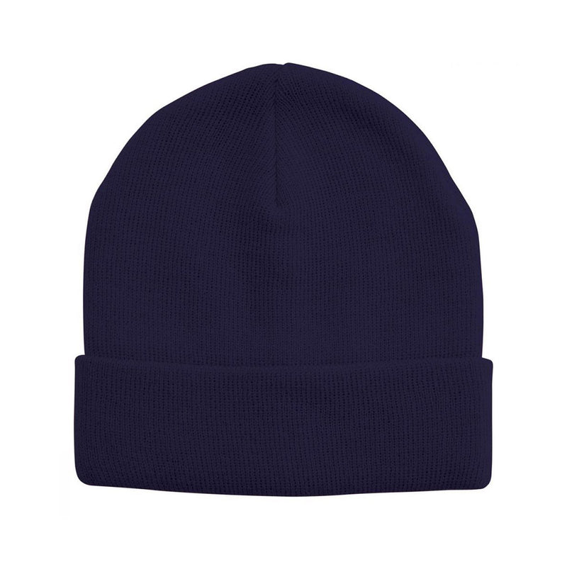 Load image into Gallery viewer, Knitted Acrylic Beanie with roll-up cuff, ideal for versatile headgear in workplace settings. Perfect for those seeking comfortable, one-size-fits-most protection, aligning with Active Safety&#39;s commitment to high-quality safety and workwear products.
