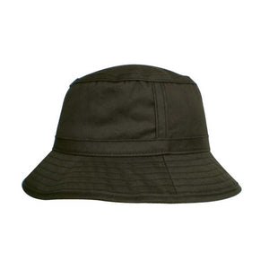 Oilskin Bucket Hat, Dark Brown image