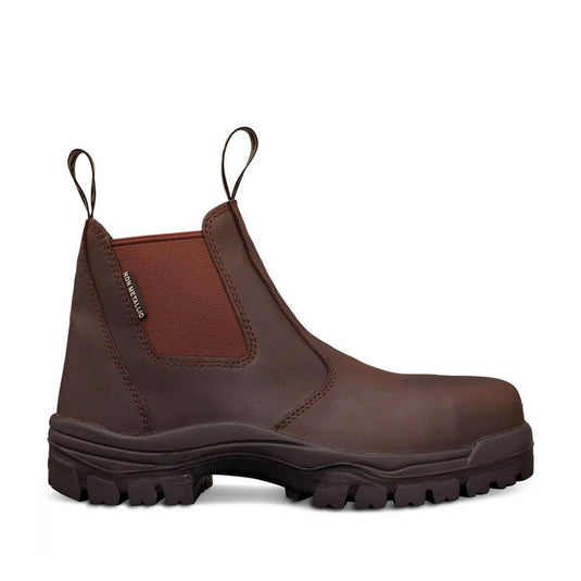 Oliver 45-627 Slip On Safety Boots, Brown
