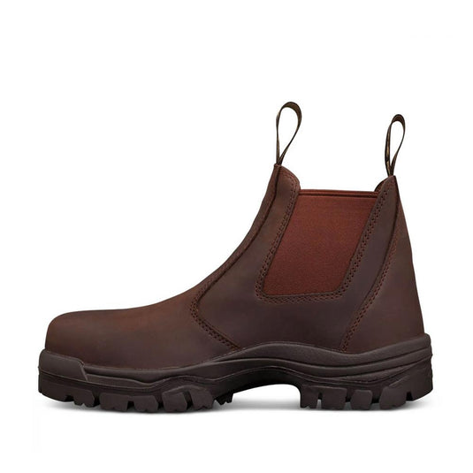 Oliver 45-627 Slip On Safety Boots, Brown