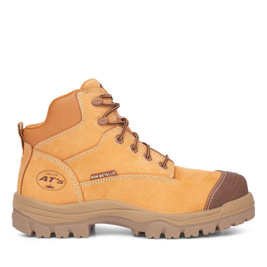 Oliver 45-630Z 130mm Zip Sided Safety Boot, Wheat