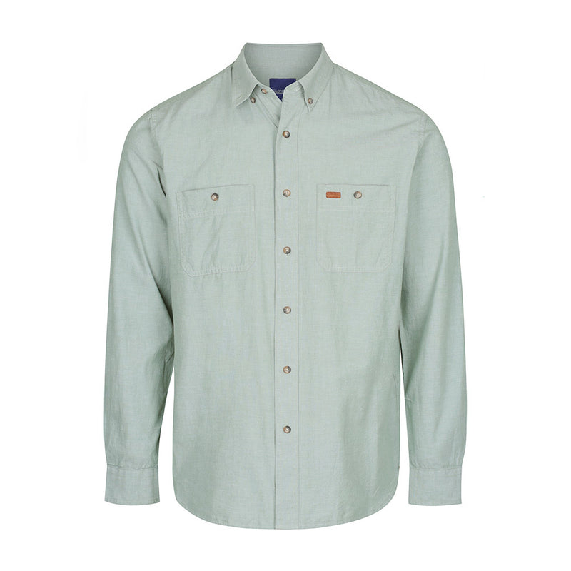 Load image into Gallery viewer, Icon Industrial Chambray Long Sleeve Shirt
