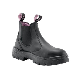 Steel Blue Hobart Ladies Safety Boots, Black image