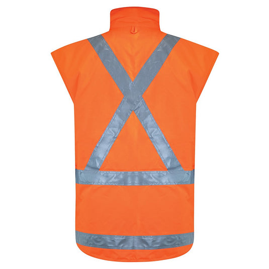 Bison Stamina TTMC-W17 X-Back Vest, Orange