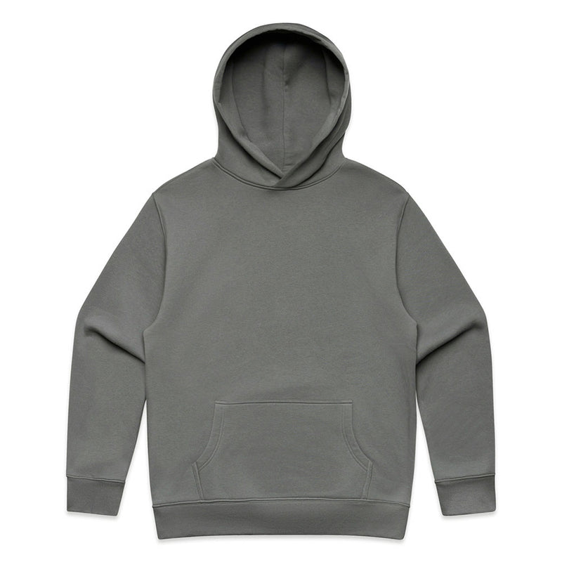 Load image into Gallery viewer, AS Colour 5161 Mens Relax Hoodie showcases a close-up of its kangaroo pocket and ribbed sleeve cuffs, highlighting the minimalist design and comfort-focused features ideal for workwear and safety environments.

