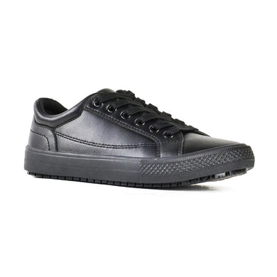 Bata Raven Slip Resistant Shoe, Black (Non-Safety)