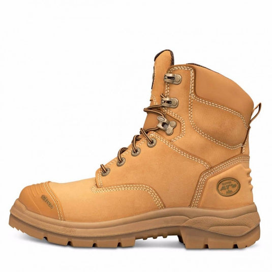 Oliver 55-332Z 150mm Zip Sided Safety Boot, Wheat