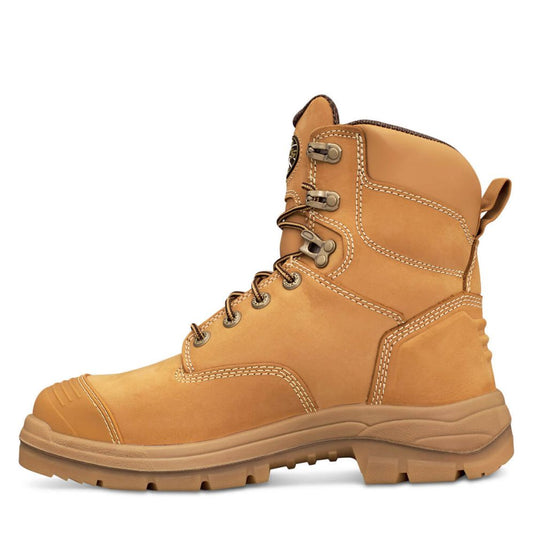Oliver 55-332 150mm Lace Up Safety Boot, Wheat