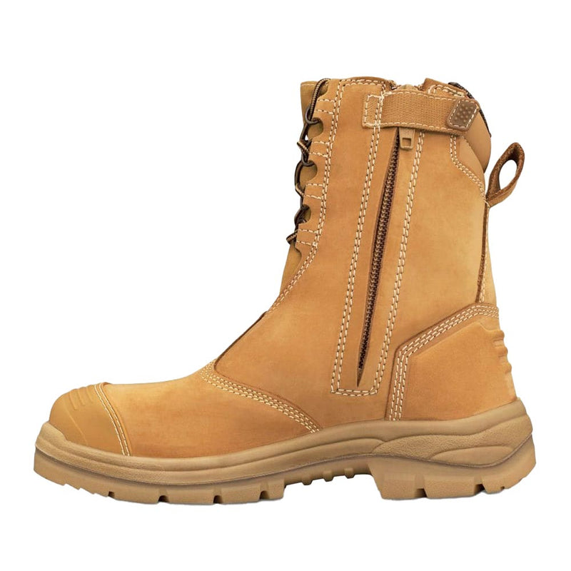 Load image into Gallery viewer, Oliver 55-385 200mm Hi-Leg Zip Sided Safety Boot, Wheat
