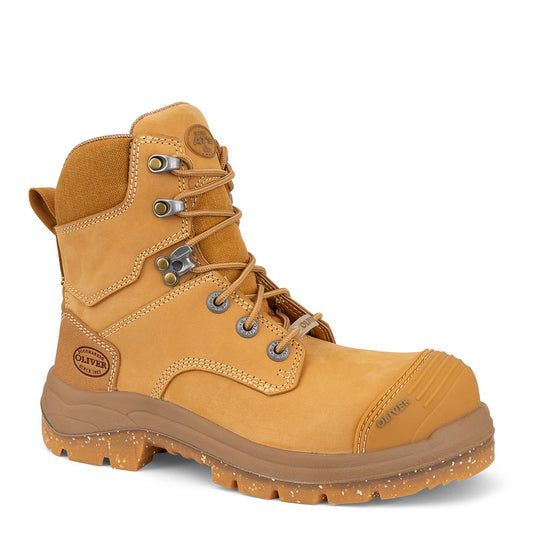 Oliver 59-432Z Womens 150mm Zip Sided Boot, Wheat