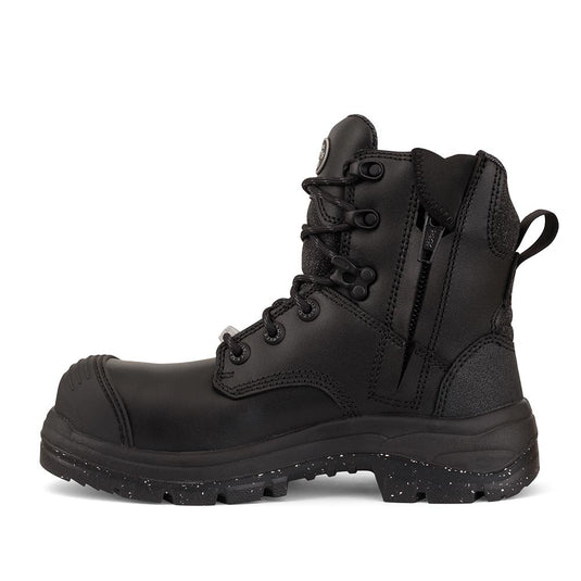 Oliver 59-445Z Womens 150mm Zip Sided Boots, Black