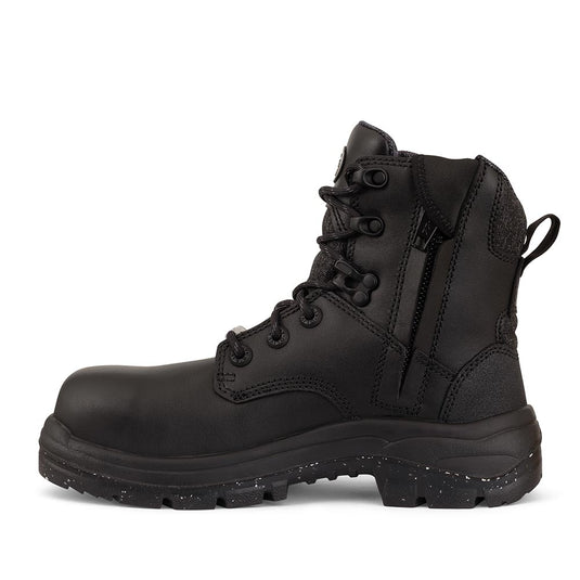 Oliver 59-446Z Womens 150mm Zip Sided Boot, Black