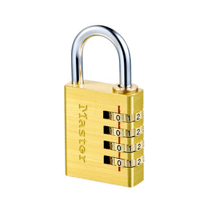 Master Lock Brass Resettable Combination Padlock, 40mm image