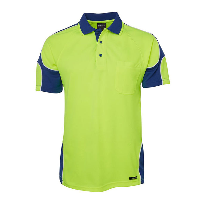 JB's Hi Vis Arm Panel S/S Polo Shirt