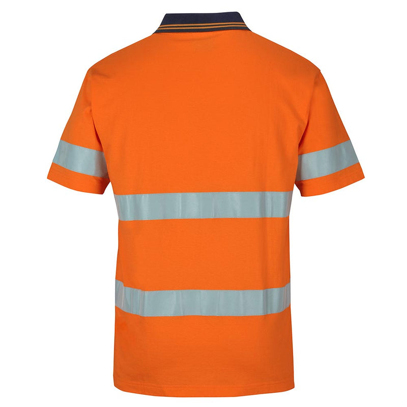 Load image into Gallery viewer, JB's Hi Vis Taped Short Sleeve Cotton Polo

