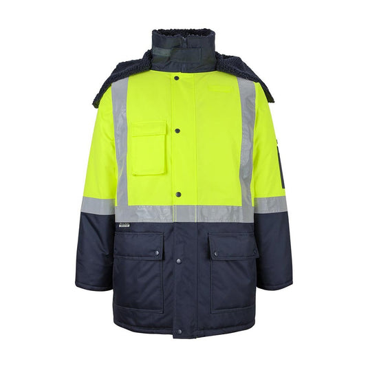 JB’s Hi Vis Taped Freezer Jacket, Lime/Navy