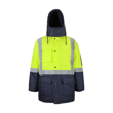 JB’s Hi Vis Taped Freezer Jacket, Lime/Navy