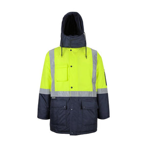JB’s Hi Vis Taped Freezer Jacket, Lime/Navy image