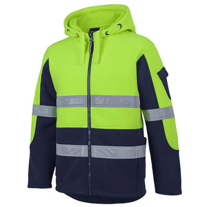 JB’s Hi Vis Taped 450g Full Zip Fleece Hoodie image
