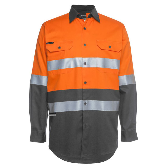 JB's Hi Vis 150gsm Taped L/S Work Shirt