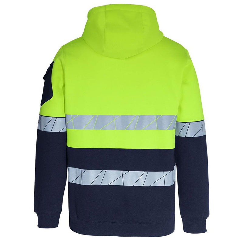 Load image into Gallery viewer, JB’s Hi Vis Segment Tape 450g Full Zip Hoodie
