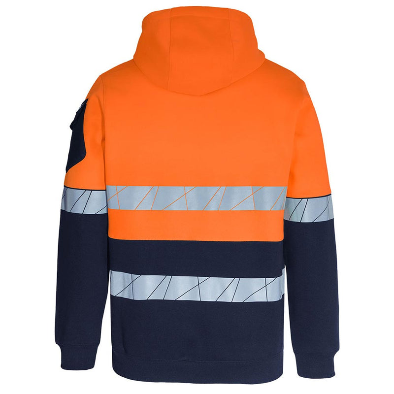 Load image into Gallery viewer, JB’s Hi Vis Segment Tape 450g Full Zip Hoodie
