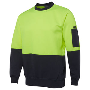 JB’s Hi Vis Fleece Crew Neck Jersey image