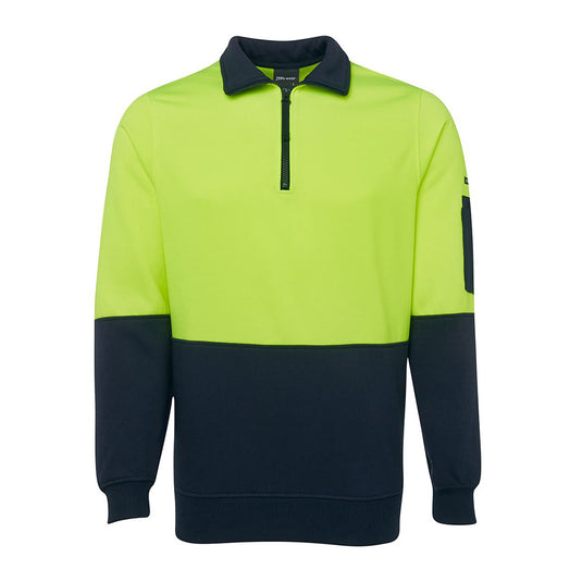 JB's Hi Vis Half Zip Polar Fleece Sweater