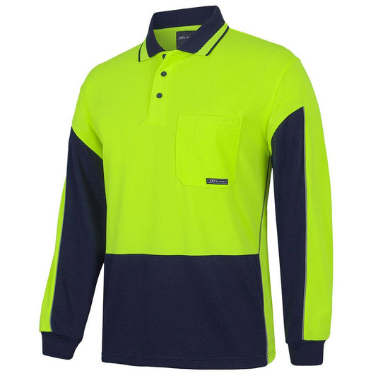 JB's Hi Vis Long Sleeve Gap Polo