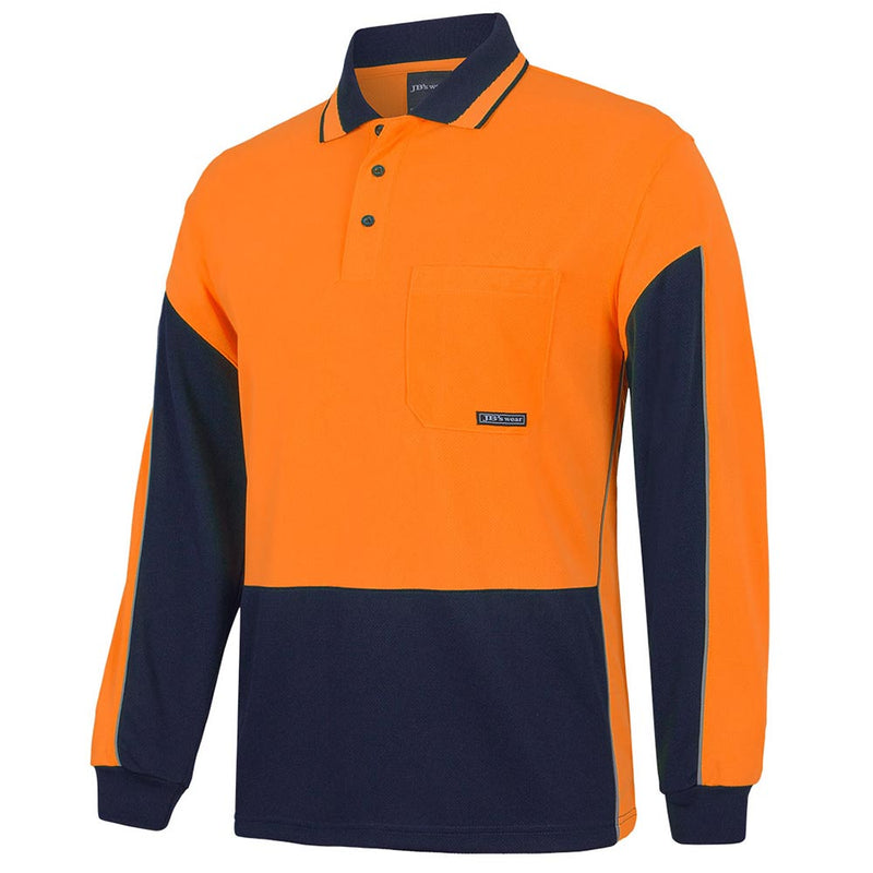 Load image into Gallery viewer, JB's Hi Vis Long Sleeve Gap Polo
