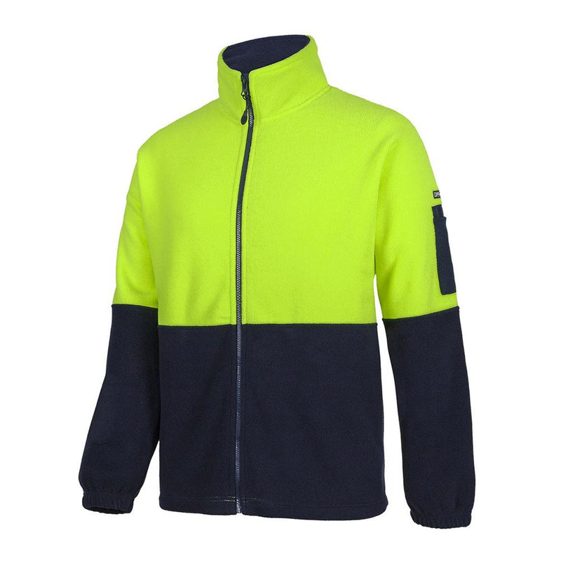 Load image into Gallery viewer, JB’s Hi Vis Full Zip Polar Fleece

