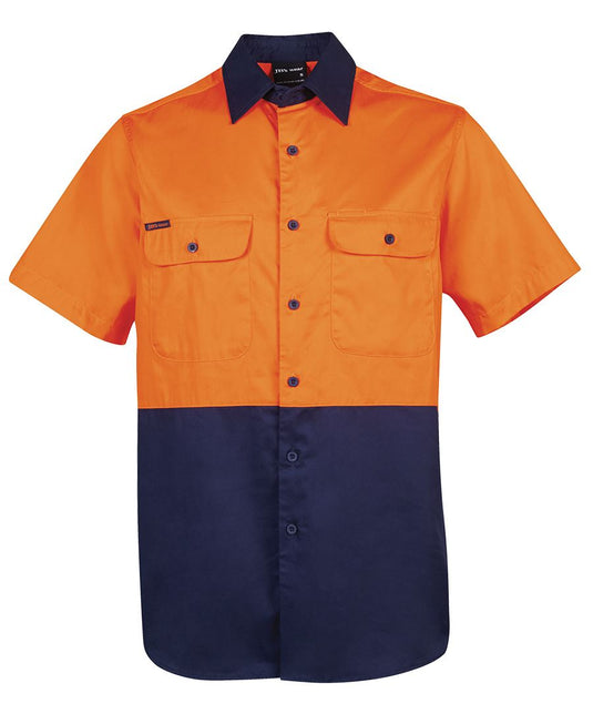 JB's Hi Vis Cotton S/S 150gsm Work Shirt