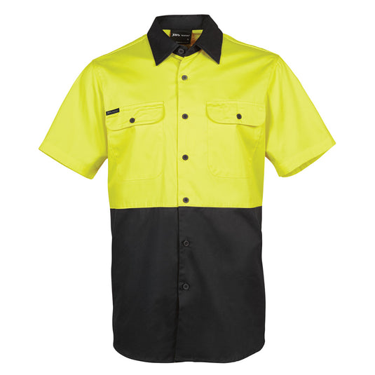 JB's Hi Vis Cotton S/S 150gsm Work Shirt