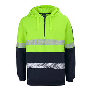 JB's Hi Vis Half Zip Segmented Tape Hoodie image