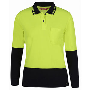 JB's Ladies Hi Vis L/S Polo Shirt image