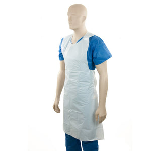 Bastion Disposable White Heavy Duty Apron: Carton/500 image