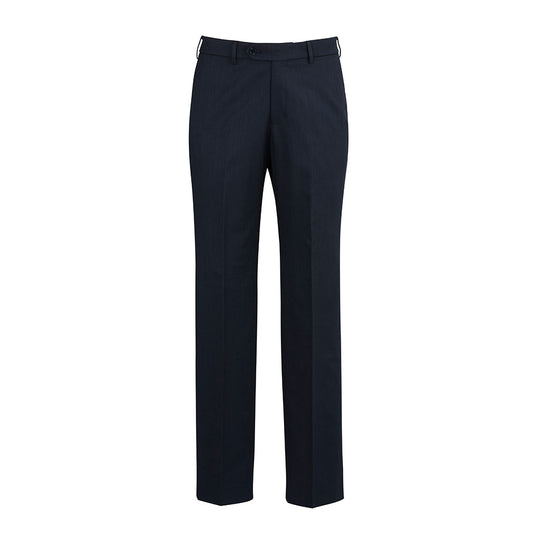 Biz Mens Cool Stretch Flat Front Pant