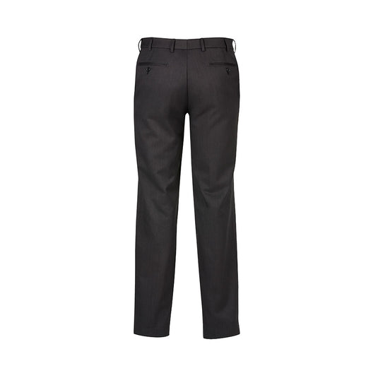 Biz Mens Cool Stretch Flat Front Pant (Stout)