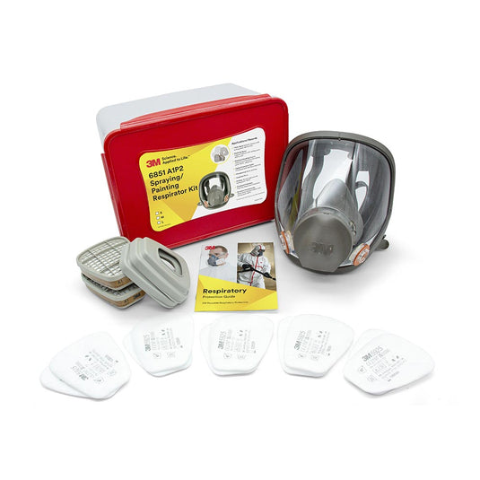 3M 6851M Spraying/Painting Respirator Kit, A1P2 (Large)