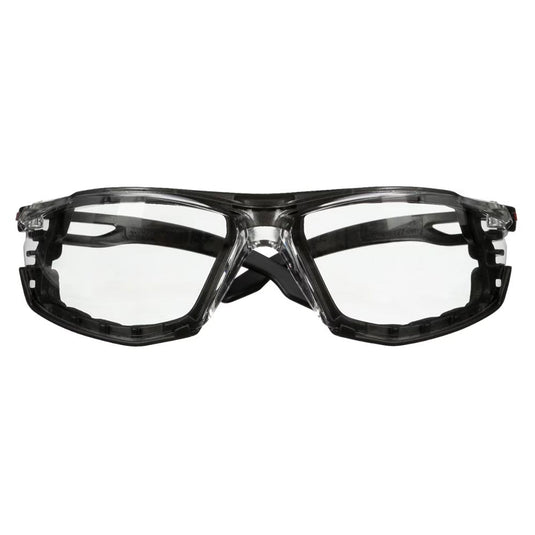 3M SecureFit Safety Glasses Clear Lens with Foam Gasket