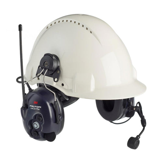 3M Peltor WS LiteCom Plus 2-Way Helmet Attached Headset