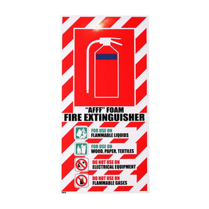 Fire Extinguisher Sign: Foam image