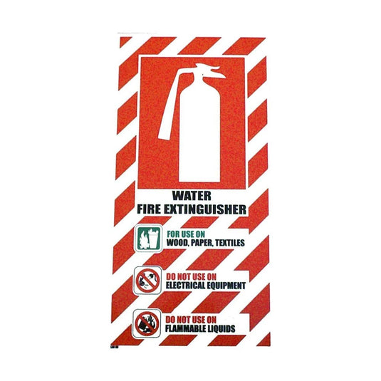 Fire Extinguisher Sign: Water