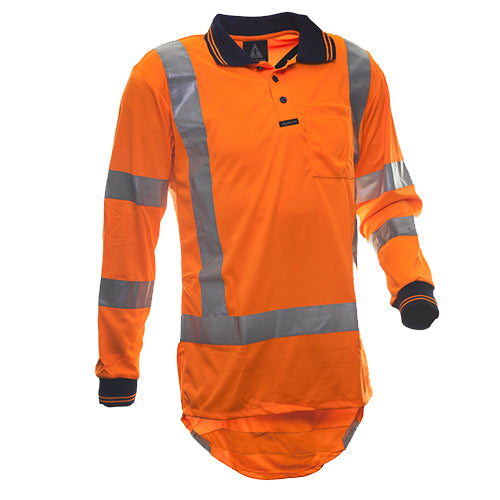 ST Hi Vis TTMC Long Sleeve Polo Shirt