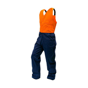 ST Bib Overall 300gsm Cotton, Orange/Navy image