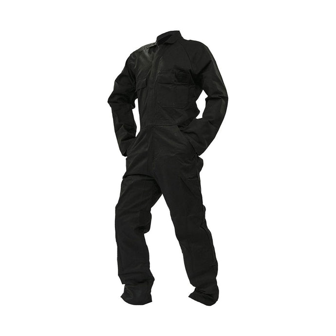 ST Long Sleeve 300gsm Cotton Overalls, Black